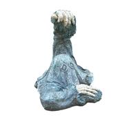 Estatua del Segador Escultura decorativa de Halloween espeluznante que sale