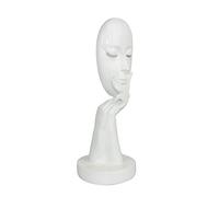 Estatua del Silencio, Escultura Moderna de Resina El Silencio Es Dorado Estatuas de Personas Esculturas Oficina Hogar Pensador Decoración Arte Estatuas Artesanías Creativas Adornos, Personas D