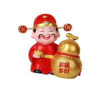 Estatua Dios de la Figura Ornamental de Resina Escultura Artística Adorno de Miniatura para Escritorio Adecuada para Festival Decoración, 7.3 X 3.4 X 6.5 Cm