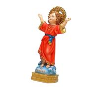 Estatua Divino Niño - Decoración del hogar católico, Santo Niño Jesús Figurado | Estatua del Sagrado Corazón, Figura de oración devocional, decoración del altar religioso, escultura de bendición espir