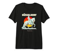 Estatua Ecuestre emblemática Jan Wellem Dusseldorf Camiseta Premium