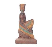 Estatua egipcia antigua de Isis alas diosa de la fertilidad y también fue conocida como la diosa. de la maternidad, magia, muerte, curación y renacimiento. Su nombre significa reina del trono