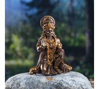 Estatua en miniatura de resina del dios hind Hanuman de Pacific Giftware