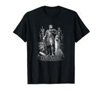 Estatua épica del Emperador Romano Constantino Guerrero Camiseta