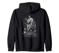 Estatua epicúrea del filósofo Romano de Lucrecio Sudadera con Capucha