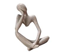 estatua escritorio pensador figura decorativa abstracta hogar oficina