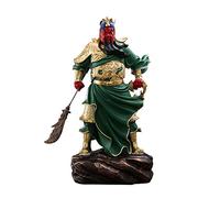Estatua Feng Shui Realista de Guan Gong, Dios de la Riqueza, Estatua de túnica Verde/túnica roja, Guan Yu, decoración Feng Shui, decoración para el hogar y la Oficina, Adornos de Mesa, Regalos de bue