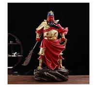 Estatua Feng Shui Realista de Guan Gong, Dios de la Riqueza, Estatua de túnica Verde/túnica roja, Guan Yu, decoración Feng Shui, decoración para el hogar y la Oficina, Adornos de Mesa, Regalos de bue