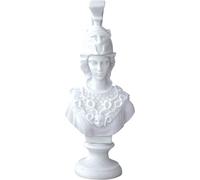 Estatua griega busto/Atenea/Minerva/Diosa romana (estatua de alabastro hecha a mano, estatuilla, escultura 20 cm/7.87 pulgadas)