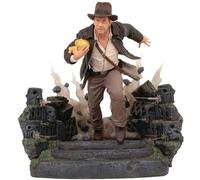 Estatua Indiana Jones HUYENDO con ÍDOLO 25CM