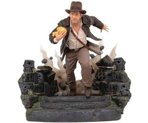 Estatua Indiana Jones HUYENDO con ÍDOLO 25CM