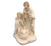 Estatua Interior del Belén, Figuras del Belén de la Sagrada Familia | Decoración de mesa Esculturas de resina de la Sagrada Familia - Escultura de adorno de escritorio para Navidad, Día de la Madre, D