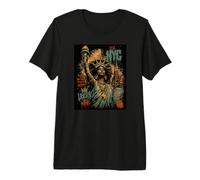 Estatua Negra de la Libertad, EE.UU., Mes de la Historia Camiseta Premium