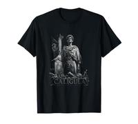 Estatua Oscura del Emperador Romano Calígula Estética Camiseta