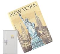 Estatua patriótica de la del águila con imán de América 250 | Souvenirs - Imanes de refrigerador para cocina, oficina, aula, crucero, coche, viajes, hogar, mostrador diario, fiesta