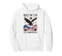 Estatua patriótica Liberty construida en 1776 Running Wild Fun 2026 Sudadera con Capucha