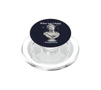 Estatua Romana olvidadiza Qué Estaba Haciendo Humor PopSockets PopGrip para MagSafe