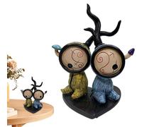 Estatua romántica de amor, figuras de pareja, decoración de interiores | Resina Arte Dibujos Animados Figura Estatua Artesanía - Estatua de figuras coleccionables hechas a mano, artesanía para