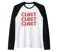 Estatua Social de Triple Influencia e Influencia Famosa de Poder Camiseta Manga Raglan