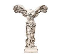 Estatua victoriana de la victoria alada - Escultura romana de bronce, 14 x 10 x 4,5 cm, elegante decoración del hogar, regalo de arte griego para coleccionistas, decoración clásica vintage