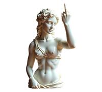 Estatuas artísticas - Esculturas, Estatuas de Venus, Esculturas del Dedo Medio, Adornos Decorativos de Arte Moderno, Rebeldes y audaces, Estatuas artesanales interesantes, Venus de Resina tridimensio