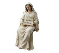 Estatuas católicas | 15 cm de resina bendecida santa decoración del hogar | Estatua de la Madre María estatuas de escritorio - para oficina, escuela, iglesia, dormitorio, escritorio, estante de mesa