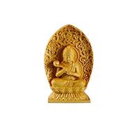 Estatuas de Buda para decoración del hogar Mini estatuilla de Buda Adornos de Talla de boj Estatua de Buda de Madera China Que Guarda el Santuario Mil Manos Escultura de Guanyin Decoración del hogar