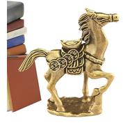 Estatuas De Caballo Decoración Del Hogar | Esculturas De Diseño Con Monedas De Latón - Estatuilla Dorada Del Caballo Año Nuevo - para 2026, Fiestas Chinas, Navidad, Cumpleaños, Decoración para Sal
