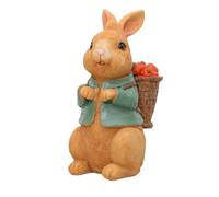 Estatuas de conejo, Easter Bunny Outdoor Art Décor Animal Figurines Ornament for Thanksgiving Valentine's Day Decorations for Gardens Yards Lawns Indoors Sculptures (A)