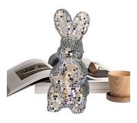 Estatuas De Conejo Hecho A Mano De Silber Con Conejos Para Las Partes, Decoración De | Decoración De Mesa Brillante, Elegante Decoración De Escritorio Para Mujeres, Hombres, Adultos, Idea De Regalo