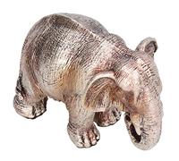 Estatuas De Elefante De Buena Suerte, Figuras De Elefante De Resina Con Trompa Hacia Arriba O Hacia Abajo Escultura De Decoración Del Hogar De Elefante Feng Shui Para Decoración De Mesa De Estante(B)