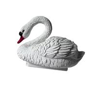 Estatuas de jardín Estanque de jardín Flotador Decoración de Cisne Estatuilla de Cisne Flotador Realista para Patio Jardines Escultura de césped Figuras de Granja campestre Adornos de jardín