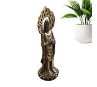 Estatuas de Kwan Yin, estatua de Buda para el hogar, figura coleccionable de Avalokiteshvara, escultura china de de 2.4 pulgadas, decoración para el hogar