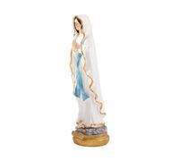 Estatuas de la Virgen María - Figura De Resina De La Virgen Bendita Católica - Escultura Artesanal De 29 Cm para Decoración De Jardín Oratorio Iglesia Exteriores