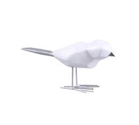 Estatuas de Pájaros Lindas Modernas Decoraciones Europeas Estatuas de Animales Geométricas Esculturas de Oficina Decoración Abstracta Plata