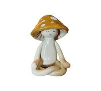 Estatuas de setas de jardín en miniatura de resina para meditaciones, figuras de hongos para decoración de césped al aire libre, centros de mesa, accesorios de hadas