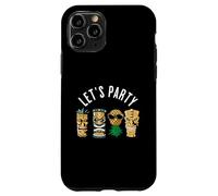 Estatuas de Tiki y piña Boca Abajo para Parejas Swingers Carcasa para iPhone 11 Pro