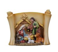 Estatuas Decorativas De Natividad De Navidad Estatuilla Estatua De La Sagrada Familia Católica Adorno De Escritorio Regalo Religioso De Vacaciones Estatuas De Resina De La Sagrada Familia Esculturas