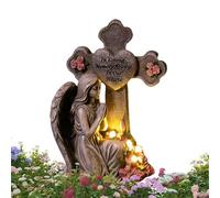 Estatuas genéricas Ángel de jardín al aire libre, decoración de jardín resina simpatía | Solares para exterior | para patio Césped Cementerio Tumba Mujeres Niñas Mamá Abuela