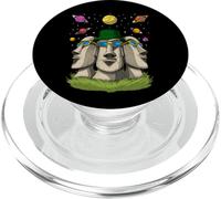 Estatuas Isla de Pascua Rapa NUI Cabezas Moai Polinesia PopSockets PopGrip para MagSafe