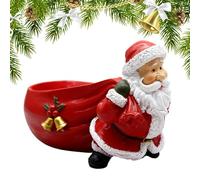 Estatuas Navideñas De Papá Noel: Feliz Regalo De Polipropileno, Estilo Canasta, Duraderas, para Dormitorio, Automóvil, Oficina, Dormitorio, Apartamento | Un Regalo Compacto E Ideal