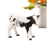 Estatuas y figuras de - Juguete de Holstein Realista - Juguete educativo de aprendizaje de animales de granja, juguete de granja, decoración de jardín de , vacas de juguete, regalo para