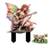 Estatuilla Da Giardino Fatato, Fate Per Giardino Fatato | Simpatiche Fate In Vaso Per Piante In Acrilico - Decorazioni Vasi Di Fiori, Piccole Figurine Di Gnomi Da Giardino, Per Giardino F