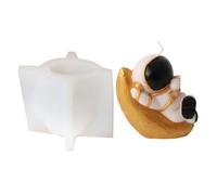 Estatuilla de astronauta, vela, moldes de silicona, resina epoxi, silicona para jabón, decoración del hogar, boda