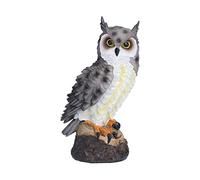 Estatuilla de Búho de Resina figura decorativa escultura para jardín regalo y adorno de césped decoración interior y exterior