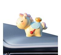 Estatuilla de caballo de año nuevo chino 2026 | Joyería tradicional de resina dulce - Figura de caballo de año nuevo chino, para oficina, tienda, cafetería, fiesta en casa, biblioteca, librería, junto