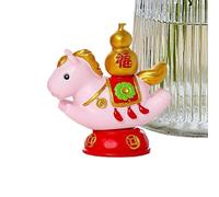 Estatuilla De Caballo De La Buena Suerte | Decoración Giratoria De Resina Para La Prosperidad,Decoración Escultural Para El Año Nuevo Chino Del 2026 - Para Casa Oficina Escuela Apartamento Entrada Sal