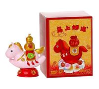 Estatuilla De Caballo De La Buena Suerte - Figurina de Escritorio de Resina Decorativa - Decoración para el Año Nuevo Chino 2026 | Para Casa Oficina Escuela Apartamento Entrada Sala Dormitorio