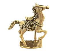 Estatuilla De Caballo - Decorativo De Latón Con Diseño De Moneda Dorada,Decoración de Caballo para el Hogar,para el 2026 Año Nuevo Lunar, Navidad, Cumpleaños, Hogar, Oficina, Bendición y Recuerdo