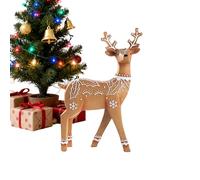 Estatuilla De Decoración para El Hogar,Ornamento De Mesa En Forma De Alce con Brillo - Estatua De Decoración Navideña | para Salón, Dormitorio, Librería Accesorio para Fotos Casa Fest
